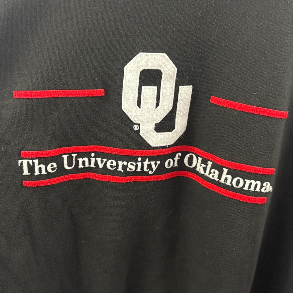 The University of Oklahoma Sooners OU Men’s Sweatshirt The Game Black Size XL - Picture 4 of 7